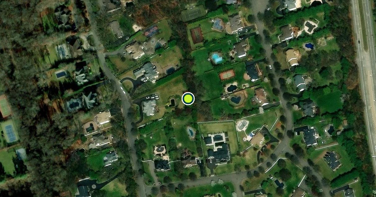 Satellite view of Suffolk County Pickleball Courts