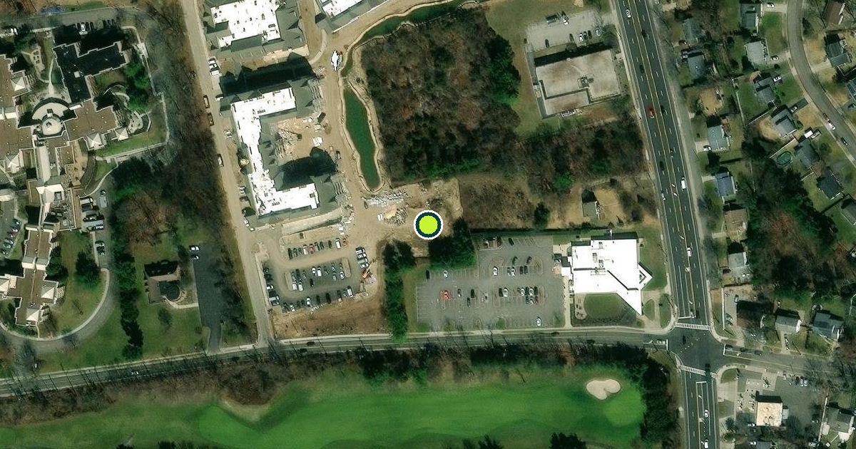 Satellite view of Suffolk County Pickleball Courts