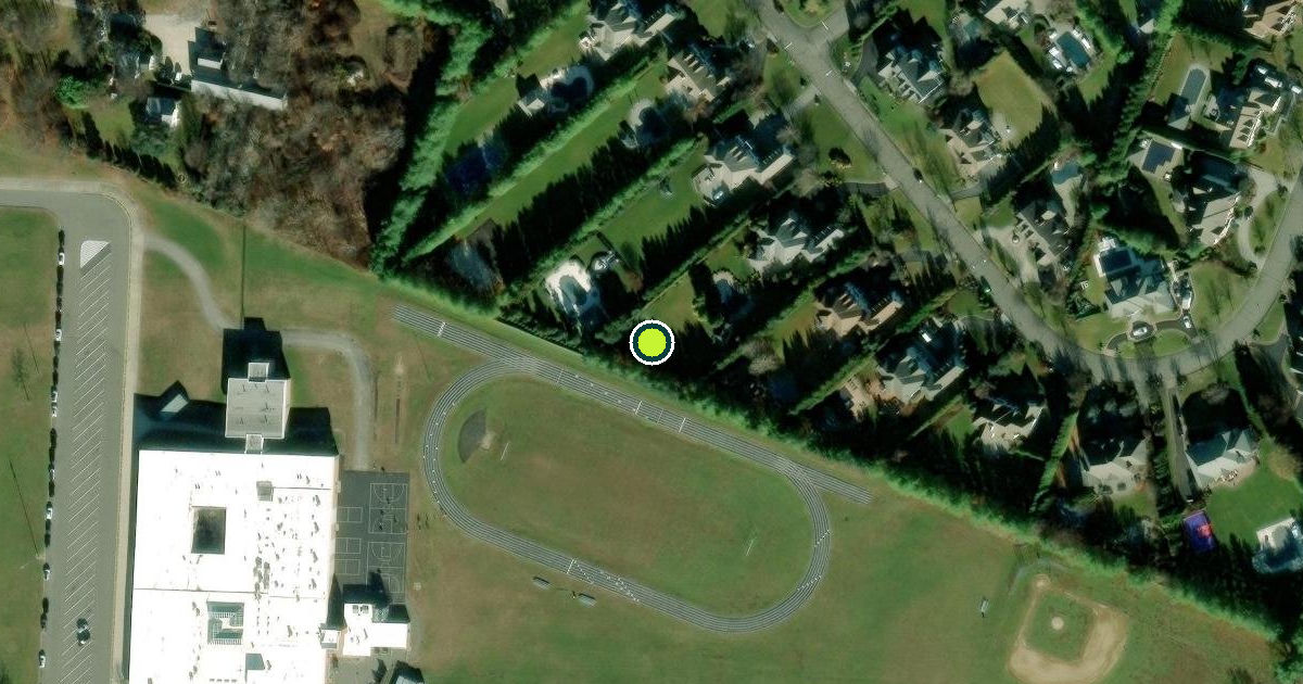 Satellite view of Suffolk County Pickleball Courts