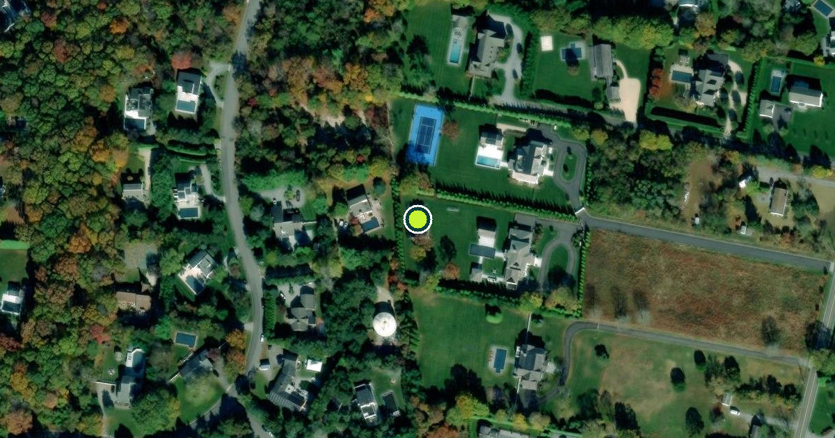 Satellite view of Suffolk County Pickleball Courts