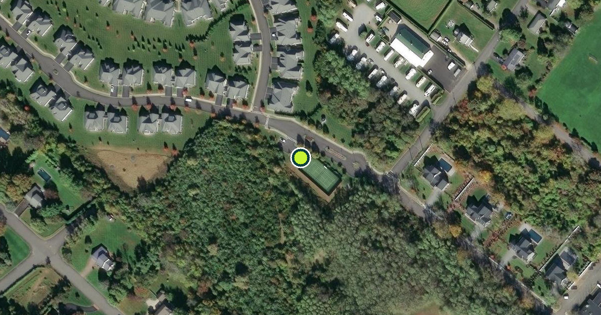 Satellite view of Suffolk County Pickleball Courts