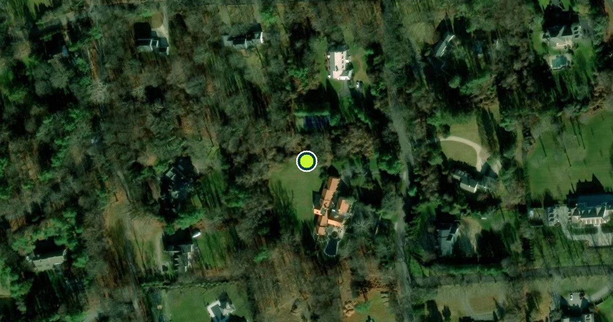 Satellite view of Suffolk County Pickleball Courts