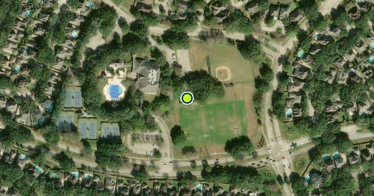 Satellite view of Sugar Land Pickleball Courts