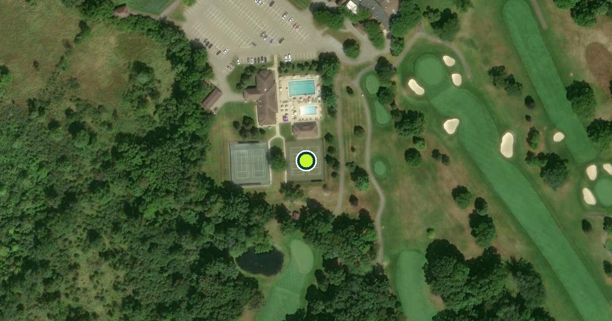 Satellite view of Summit Township Pickleball Courts