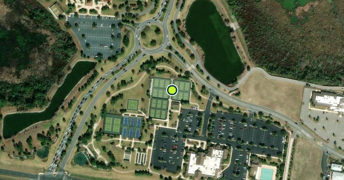 Satellite view of Sumter County Pickleball Courts