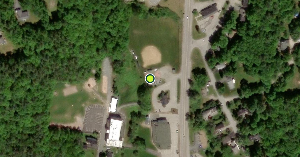 Satellite view of Sunapee Pickleball Courts