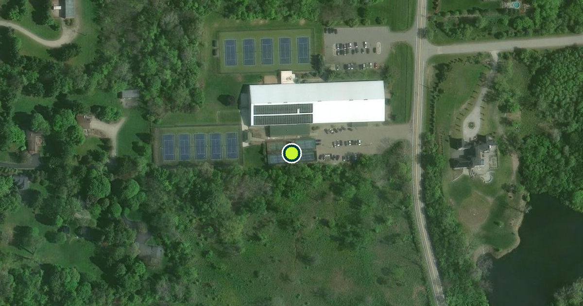 Satellite view of Superior Charter Township Pickleball Courts