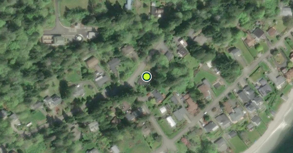 Satellite view of Suquamish Sports Court Pickleball Courts