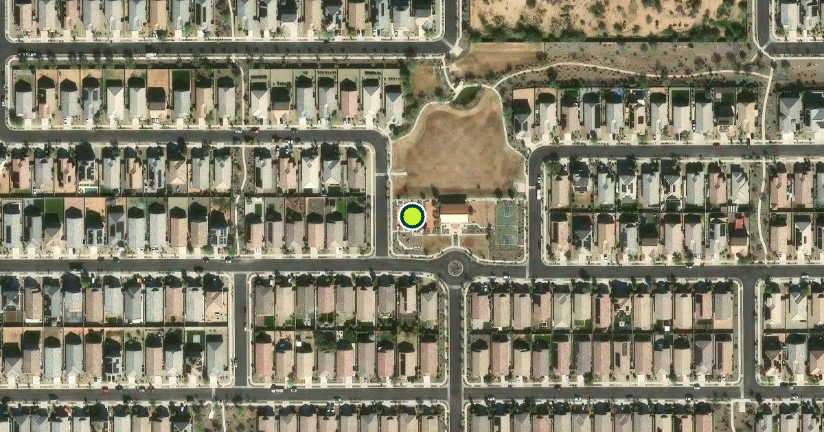 Satellite view of Surprise Pickleball Courts