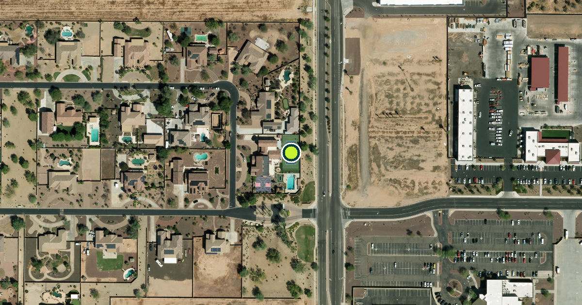 Satellite view of Surprise Pickleball Courts