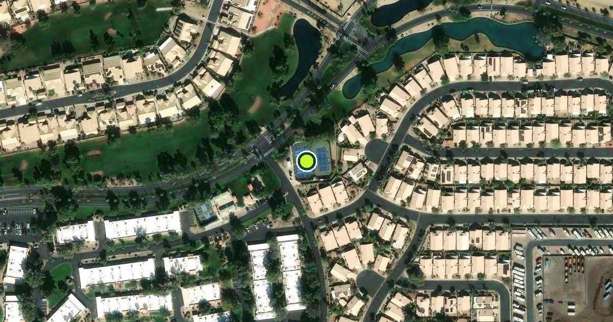 Satellite view of Surprise Pickleball Courts