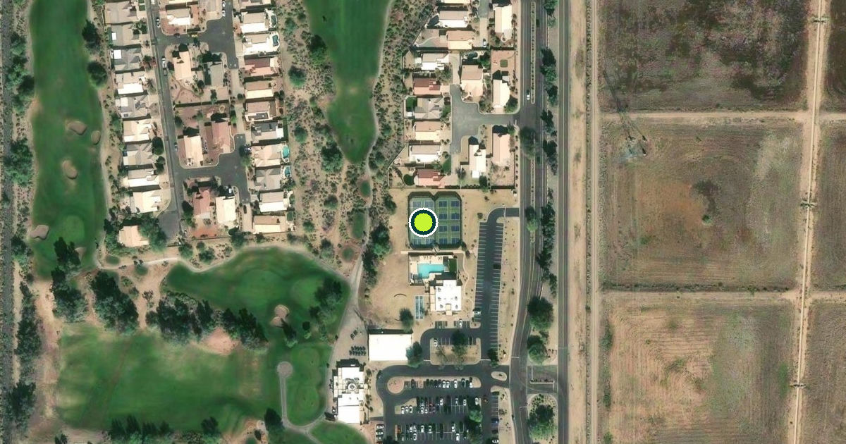 Satellite view of Surprise Pickleball Courts