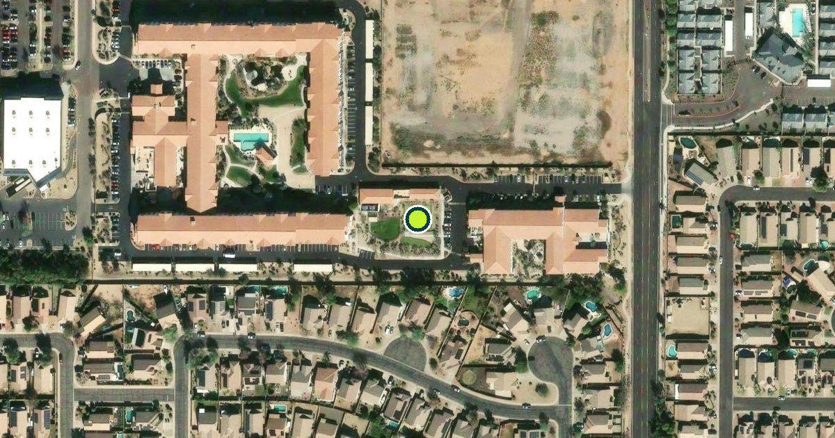 Satellite view of Surprise Pickleball Courts