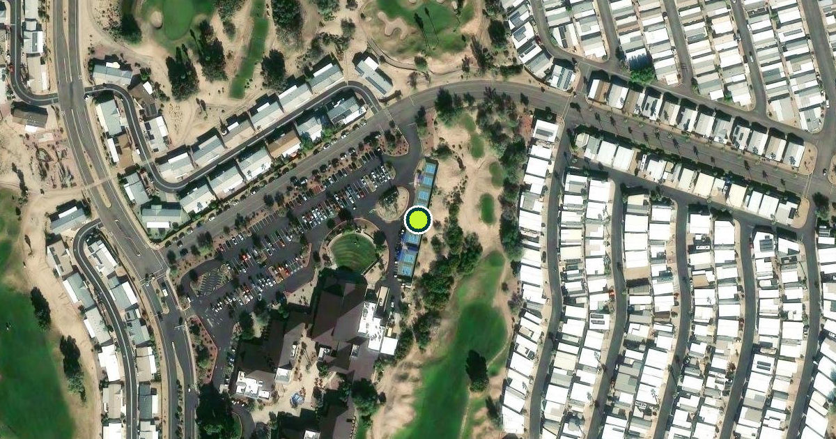 Satellite view of Surprise Pickleball Courts