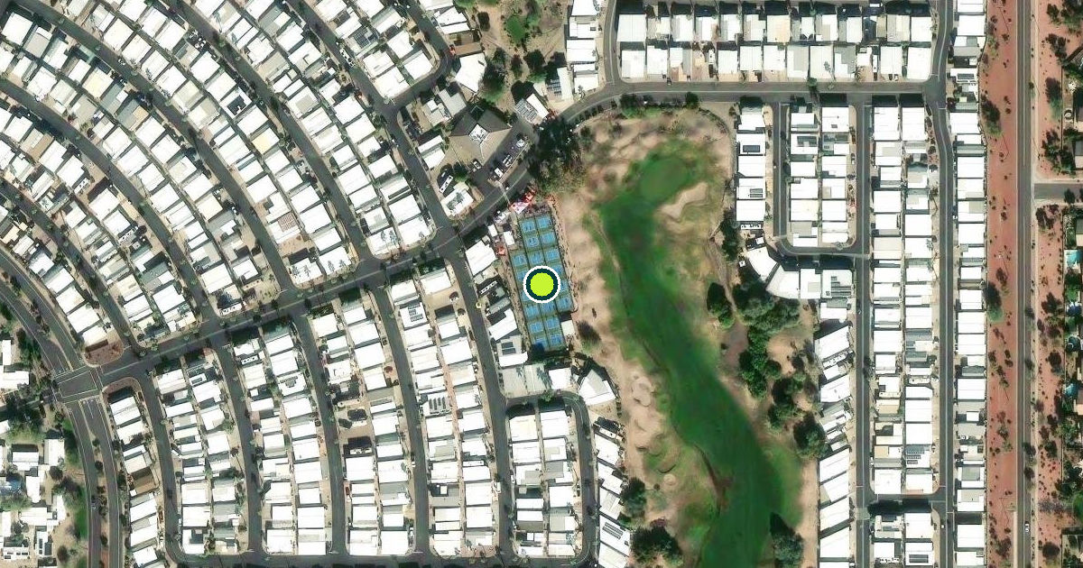 Satellite view of Surprise Pickleball Courts