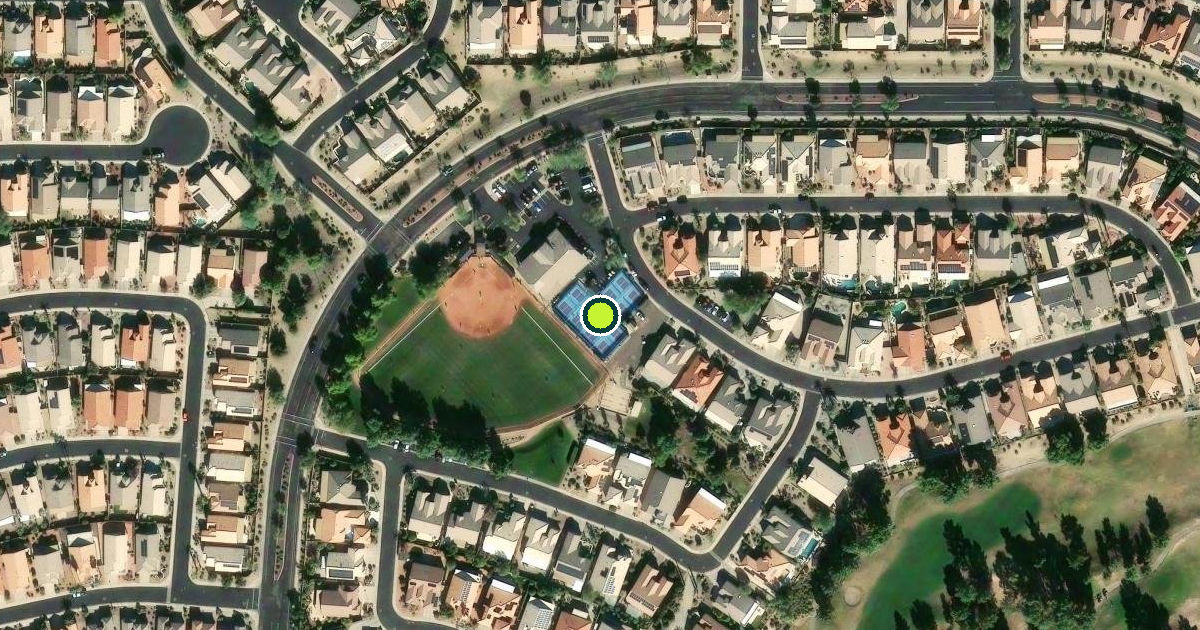 Satellite view of Surprise Pickleball Courts