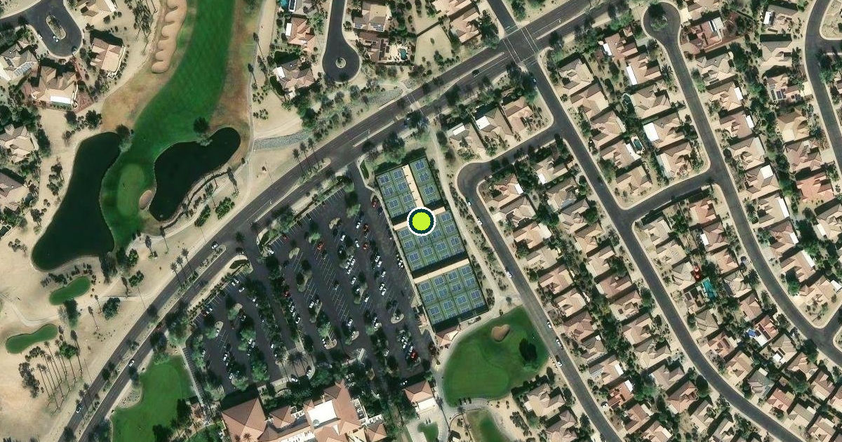 Satellite view of Surprise Pickleball Courts