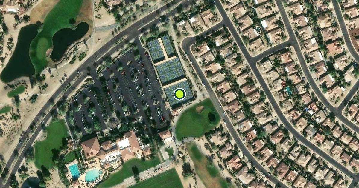 Satellite view of Surprise Pickleball Courts