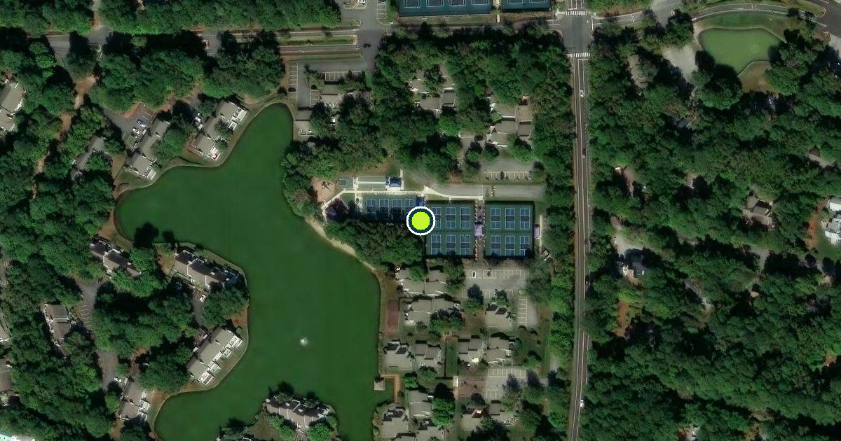Satellite view of Sussex County Pickleball Courts