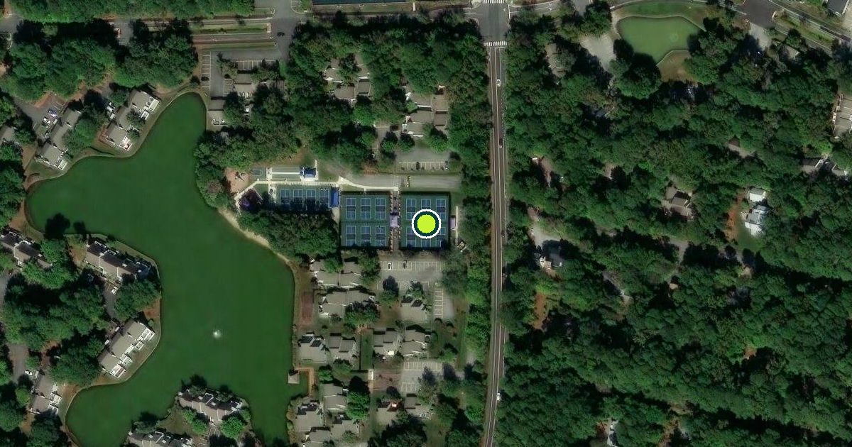 Satellite view of Sussex County Pickleball Courts
