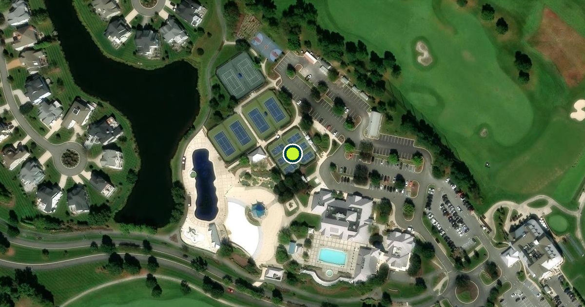 Satellite view of Sussex County Pickleball Courts