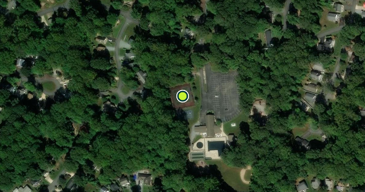 Satellite view of Sussex County Pickleball Courts