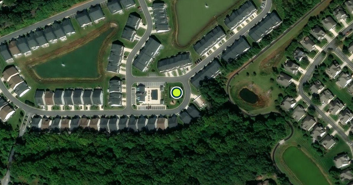 Satellite view of Sussex County Pickleball Courts