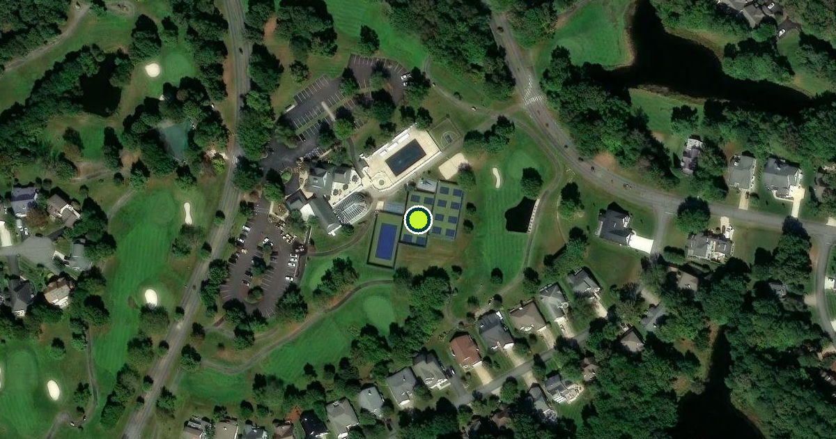 Satellite view of Sussex County Pickleball Courts