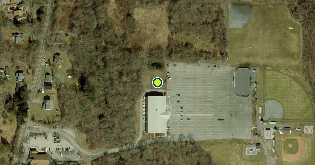 Satellite view of Swansea Pickleball Courts