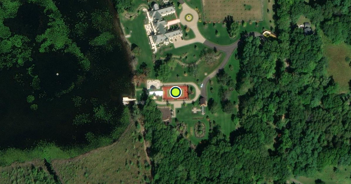 Satellite view of Sylvan Township Pickleball Courts