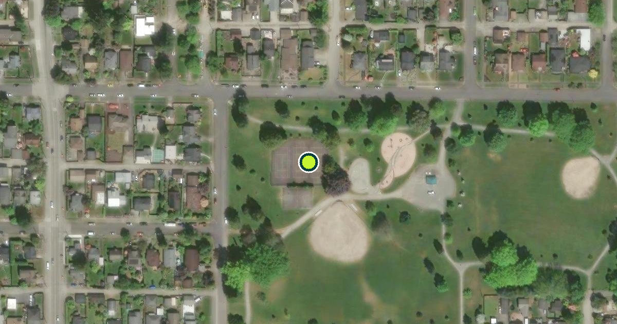Satellite view of Tacoma Pickleball Courts