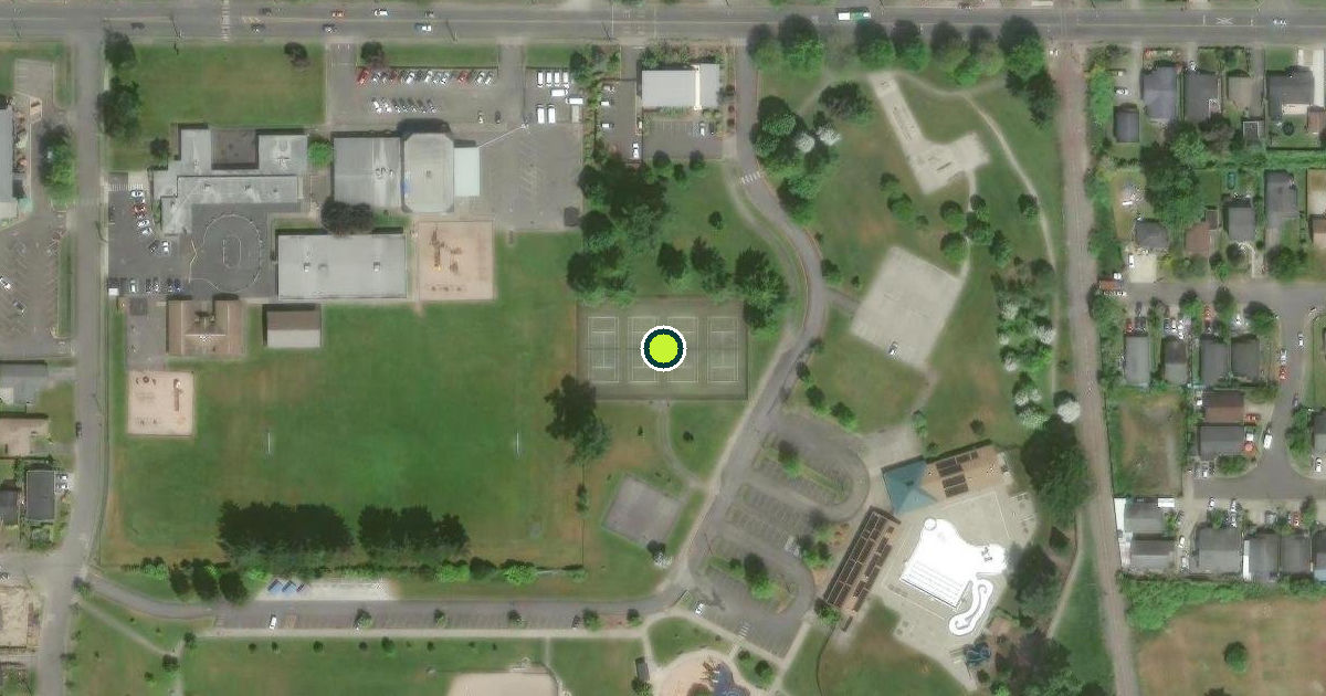 Satellite view of Tacoma Pickleball Courts