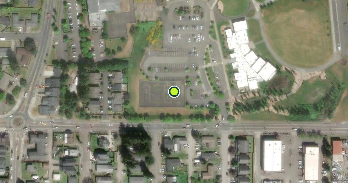 Satellite view of Tacoma Pickleball Courts