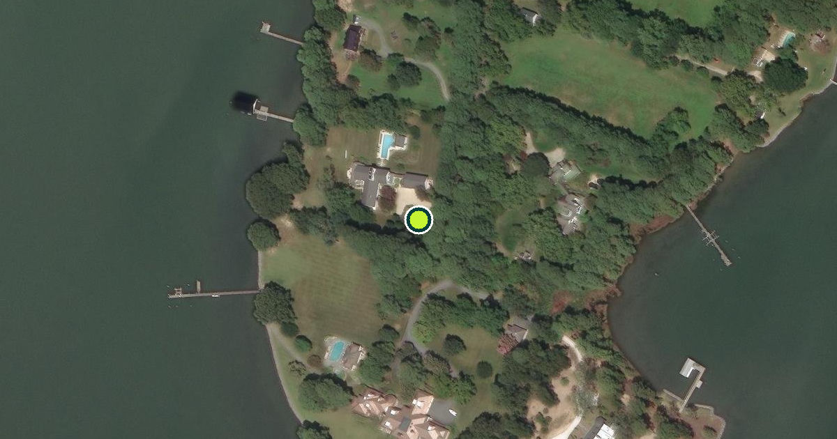 Satellite view of Talbot County Pickleball Courts