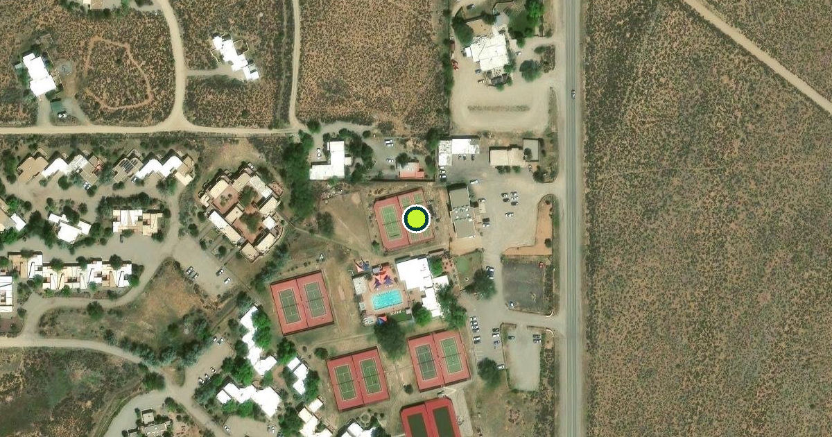 Satellite view of Taos County Pickleball Courts