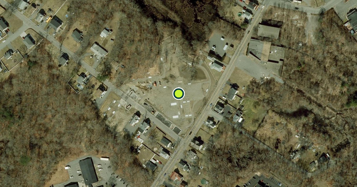 Satellite view of Taunton Pickleball Courts