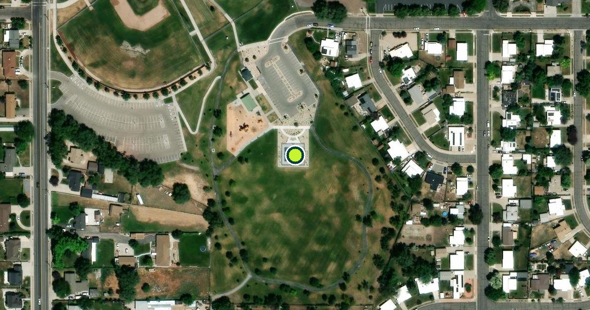Satellite view of Taylorsville Pickleball Courts