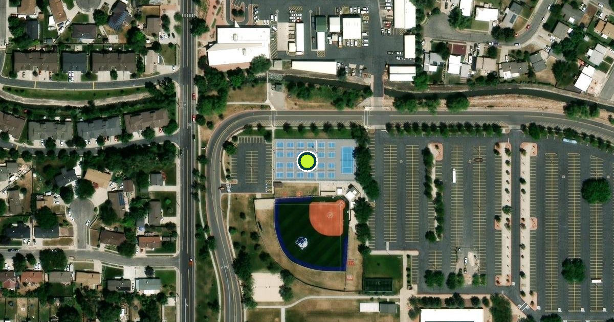 Satellite view of Taylorsville Pickleball Courts
