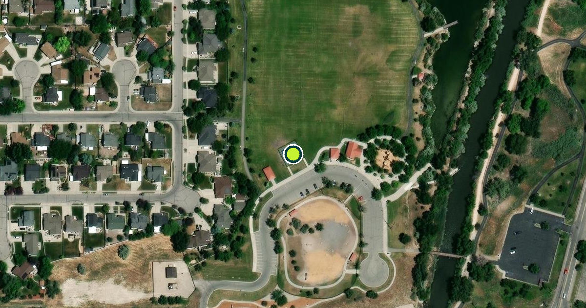 Satellite view of Taylorsville Pickleball Courts