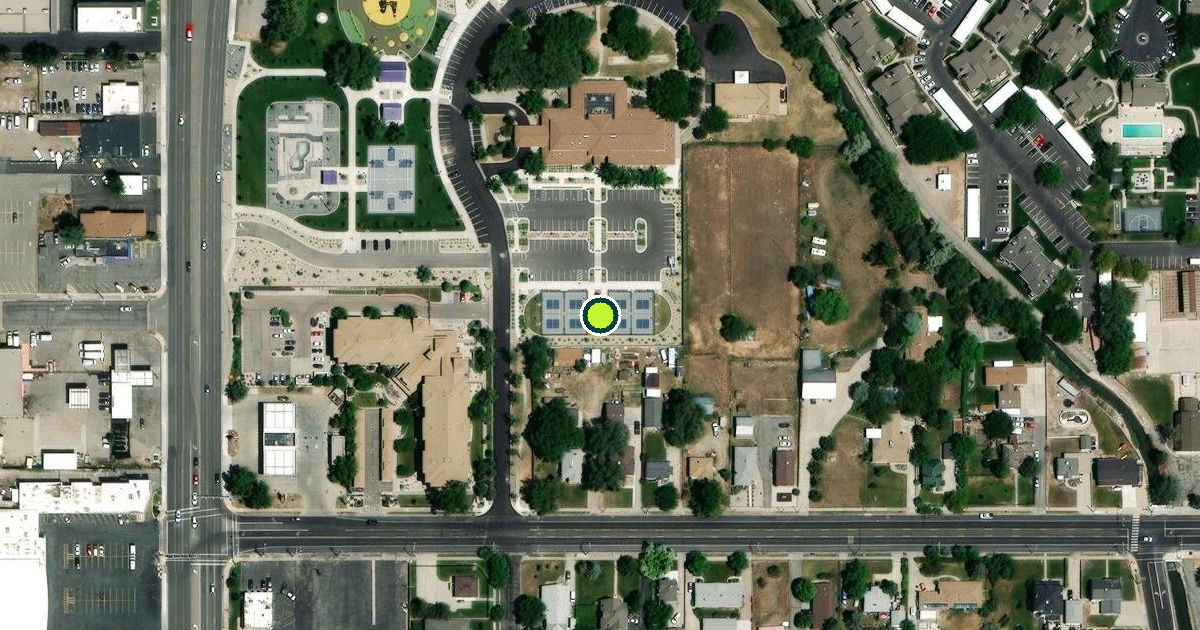Satellite view of Taylorsville Pickleball Courts