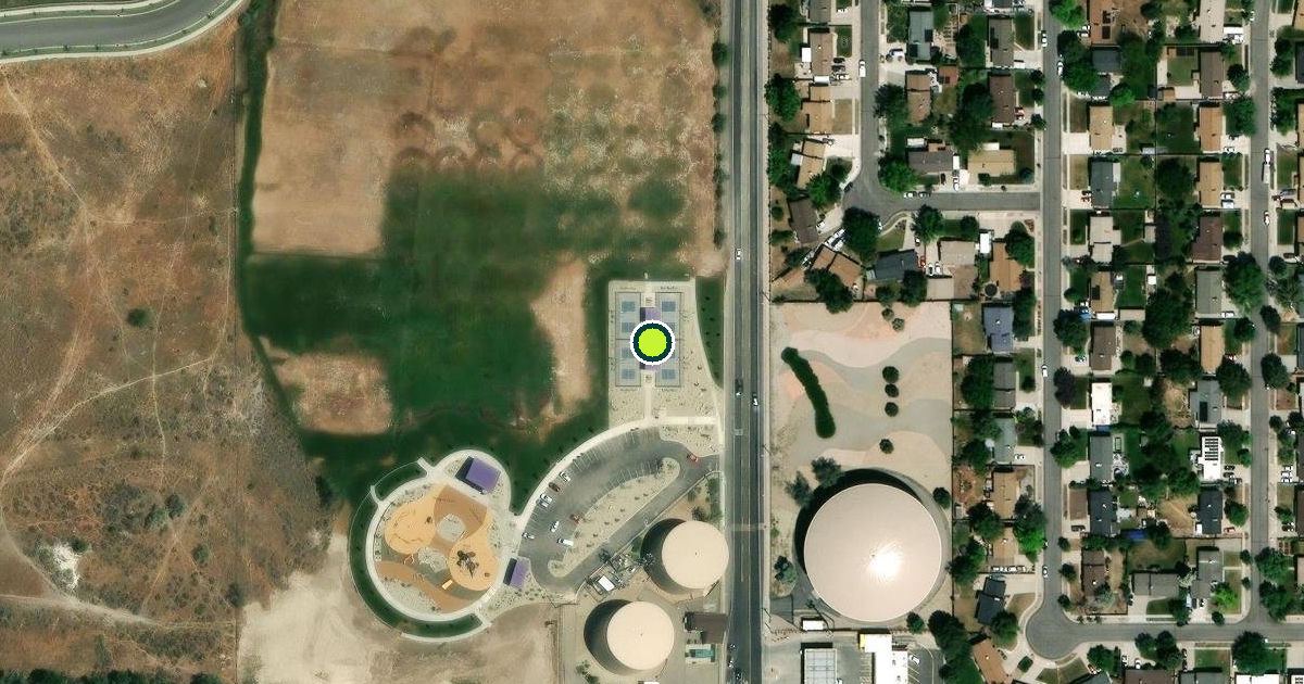 Satellite view of Taylorsville Pickleball Courts