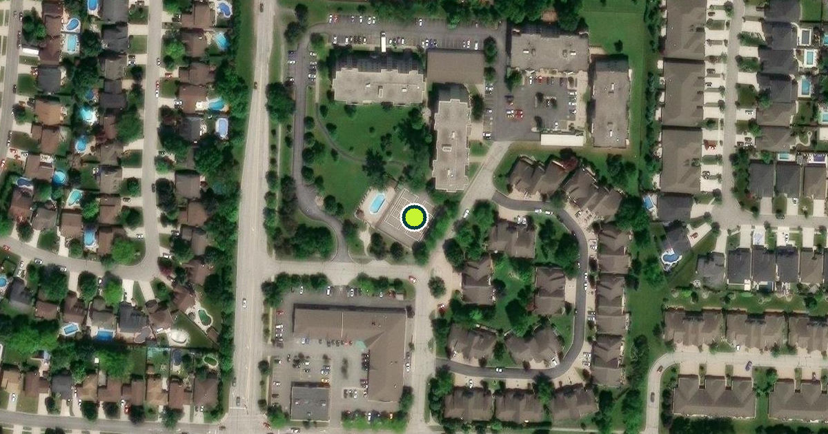 Satellite view of Tecumseh Pickleball Courts