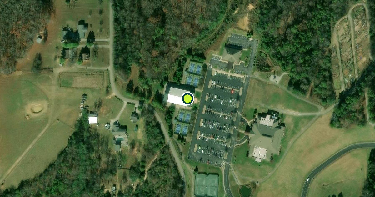 Satellite view of Tellico Village Pickleball Courts