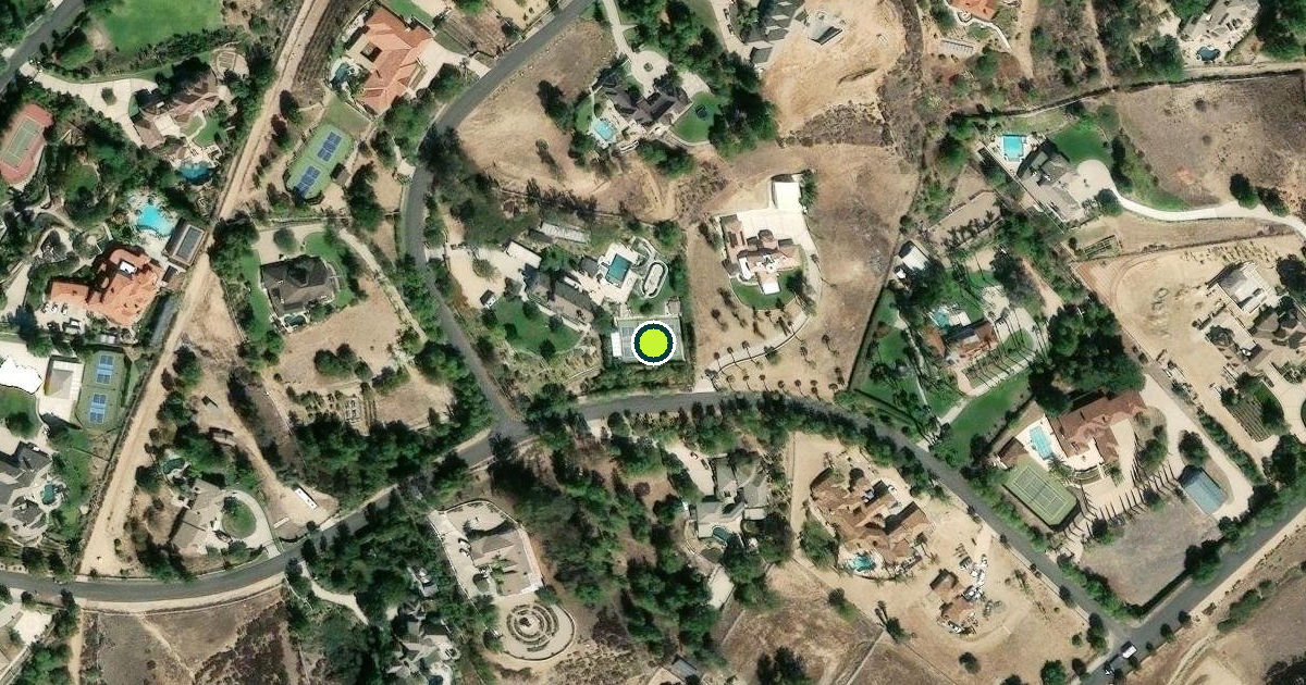 Satellite view of Temecula Pickleball Courts