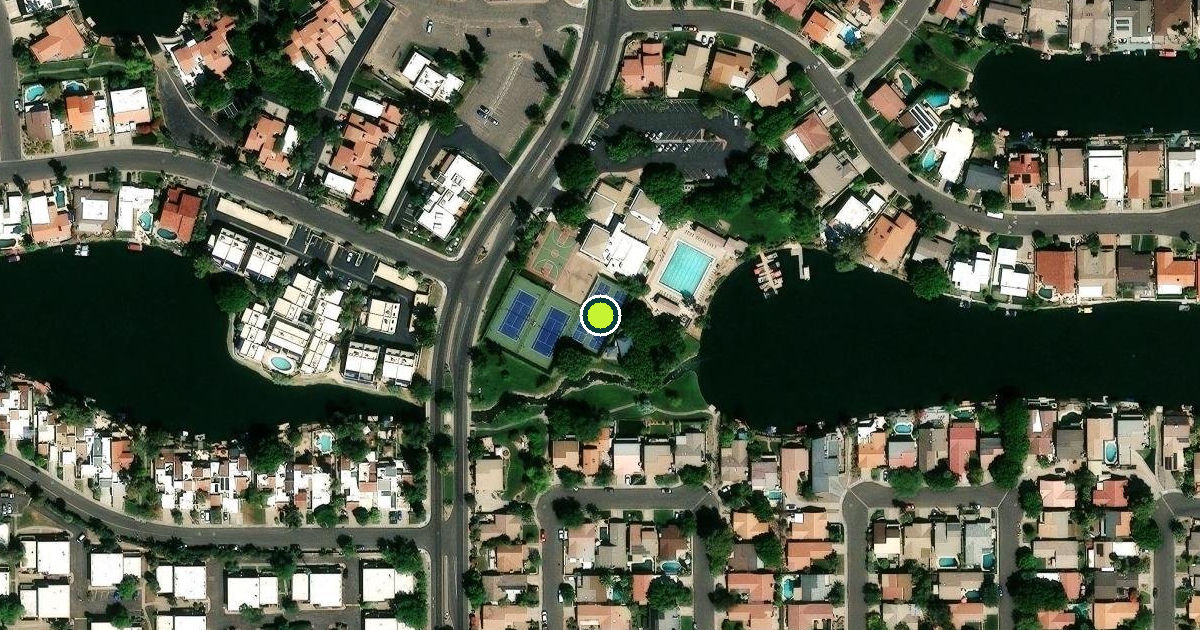 Satellite view of Tempe Pickleball Courts
