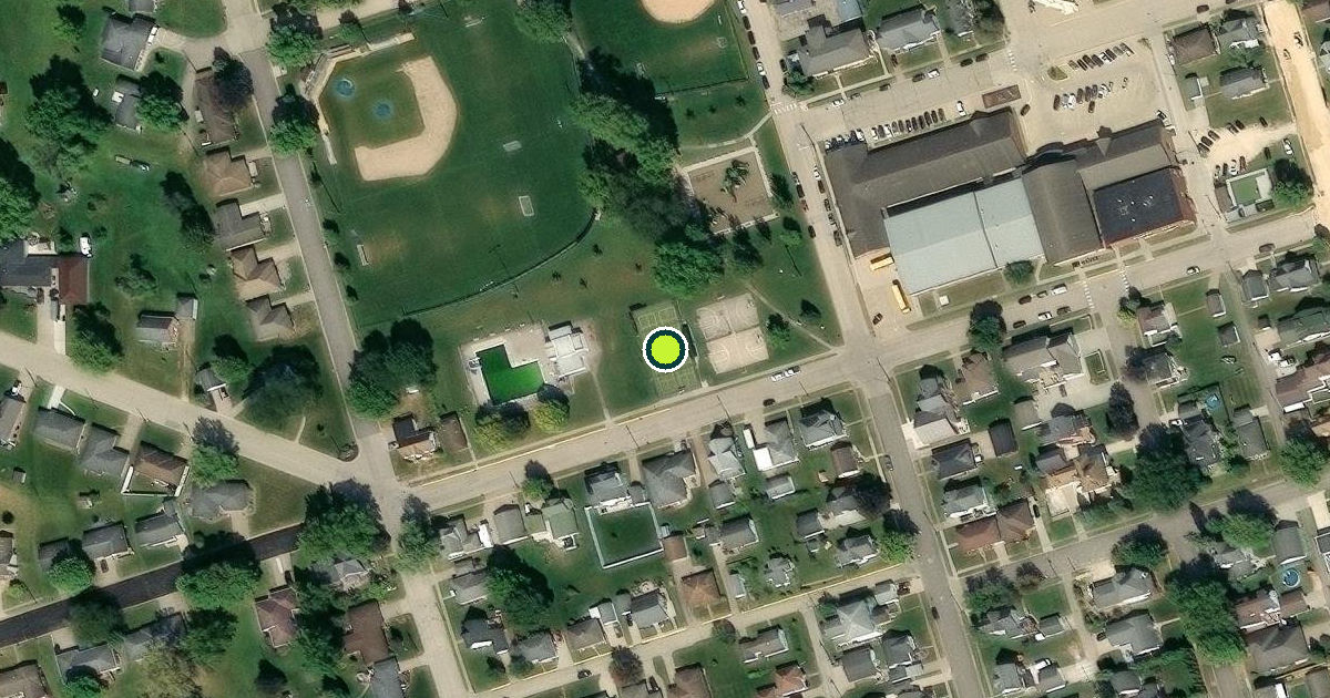 Satellite view of Tennis & Pickleball Courts