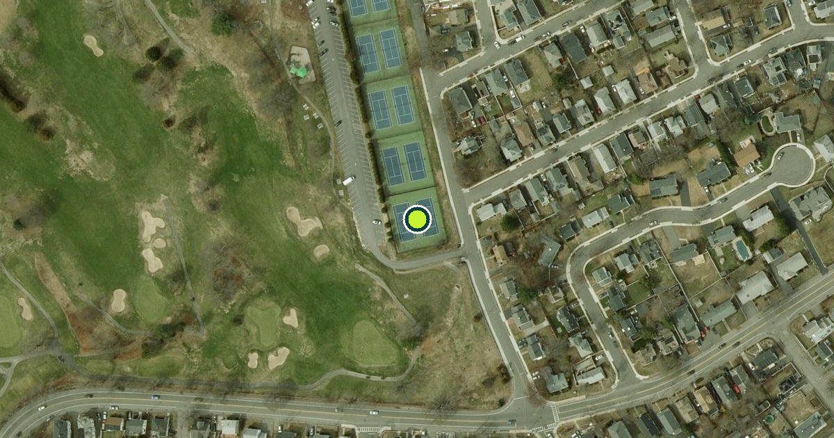 Satellite view of Tennis/Pickleball Courts
