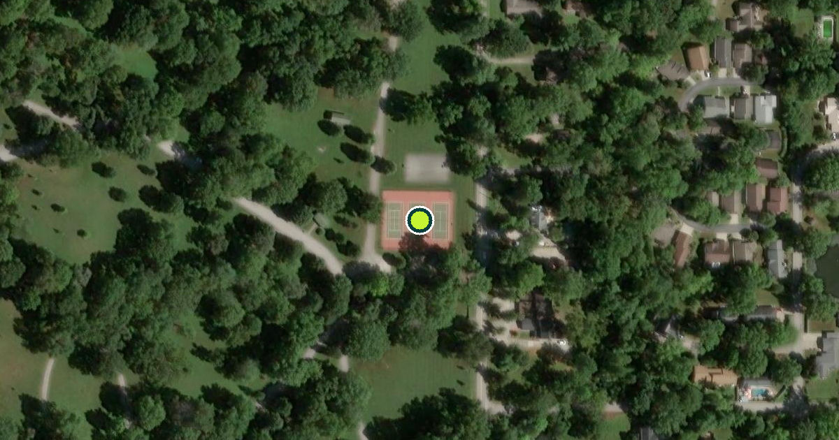 Satellite view of Terre Haute Pickleball Courts