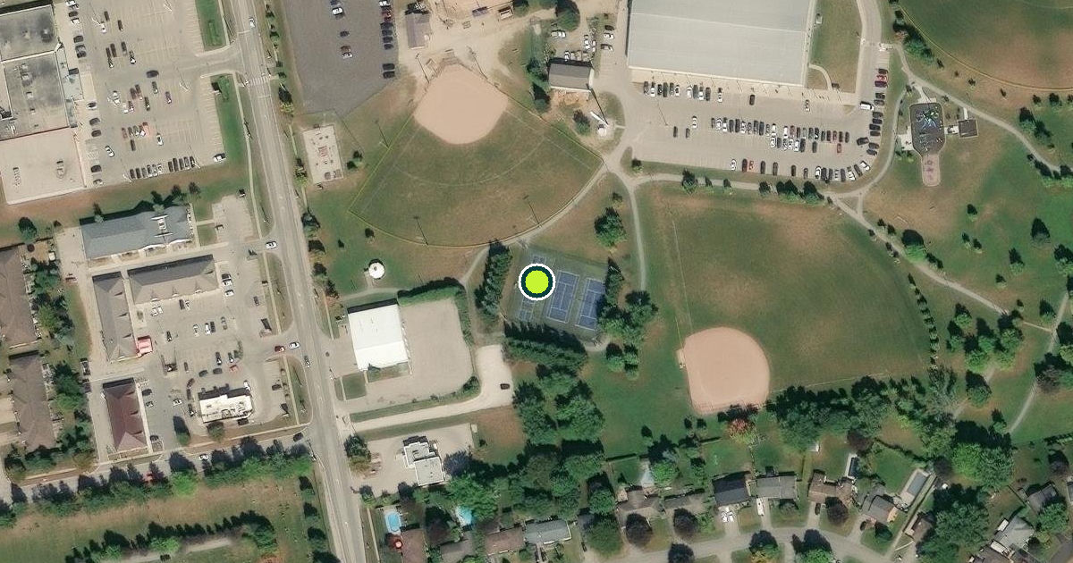 Satellite view of Thames Centre Pickleball Courts