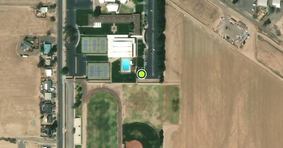 Satellite view of Thatcher Pickleball Courts